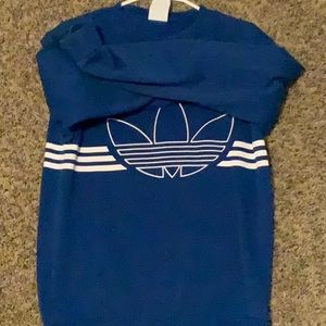 Mens small- Adidas three stripes vintage logo crewneck